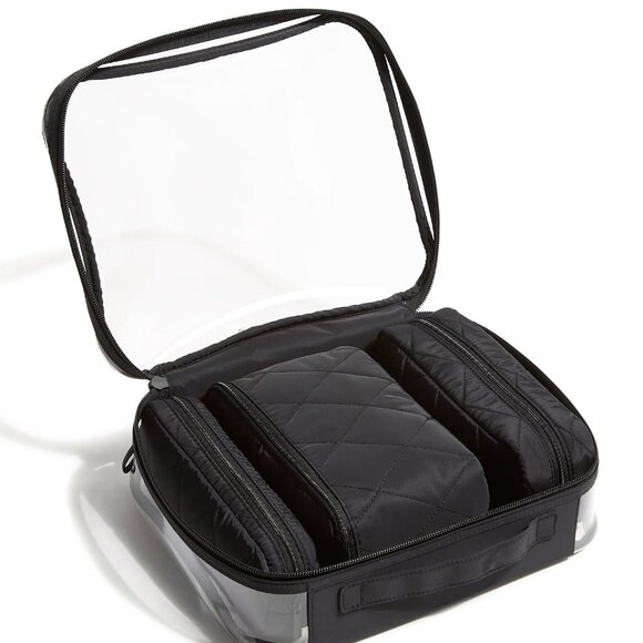 Vera Bradley Outlet Clear Moonless Night 4-piece Cosmetic Set/NWT - Picture 2 of 10